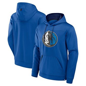 Men's Fanatics Blue Dallas Mavericks Reserve Defender Pullover Hoodie