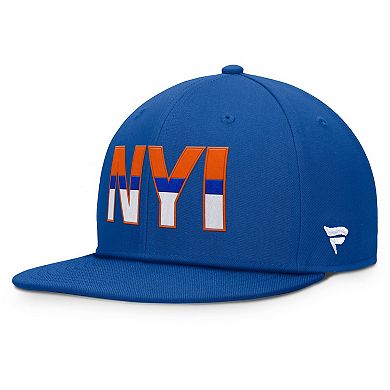 Men's Fanatics Royal New York Islanders Authentic Pro Rink Snapback Hat