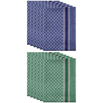 Waffle Weave Kitchen Dish Cloths, 100% Cotton, 15 x 25 in 12 Pack