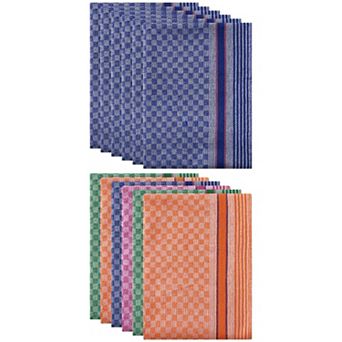 Waffle Weave Kitchen Dish Cloths, 100% Cotton, 15 x 25 in 12 Pack