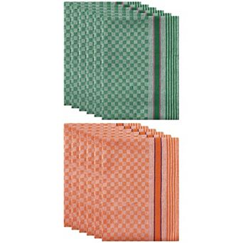 Waffle Weave Kitchen Dish Cloths, 100% Cotton, 15 x 25 in 12 Pack