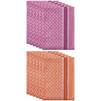 Waffle Weave Kitchen Dish Cloths, 100% Cotton, 15 x 25 in 12 Pack