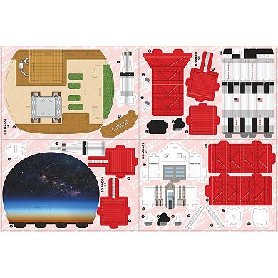 Zummy 3D Space Station Puzzle Pop up Models for Kids