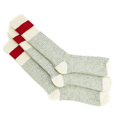 Wool Striped Boot Work Men's 3 Pair Pack Socks