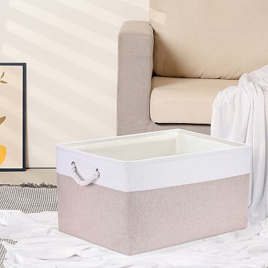 Storage Cube, Fabric Storage Bin with Handles for Closet, 1 Pack Storage Basket