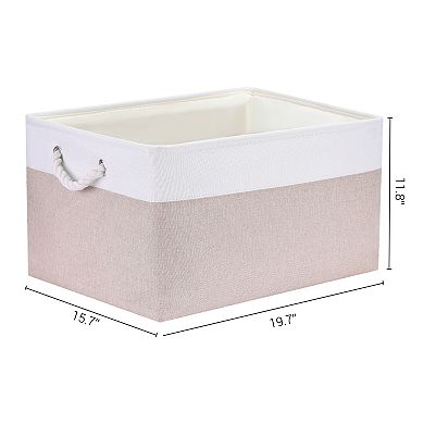 Storage Cube, Fabric Storage Bin with Handles for Closet, 1 Pack Storage Basket