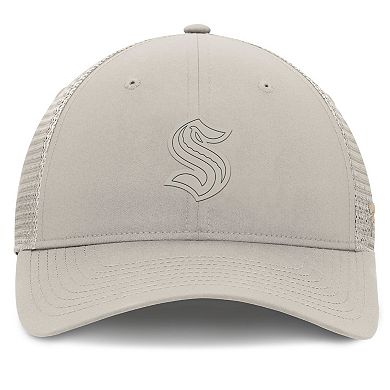 Women's Fanatics Tan Seattle Kraken Authentic Pro Road Trucker Adjustable Hat