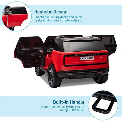 24V Licensed Land Rover Ride On Car, 2-Seater Electric Car