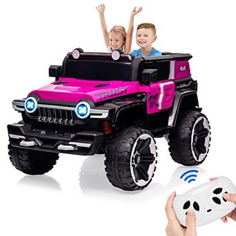 12V Kids Ride On Truck Car w/Remote Control, 25W Dual Motor