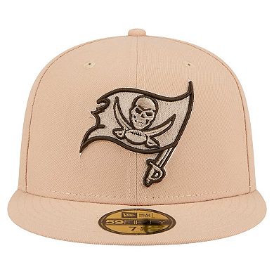 Men's New Era Tan Tampa Bay Buccaneers Candied Pecan 59FIFTY Fitted Hat