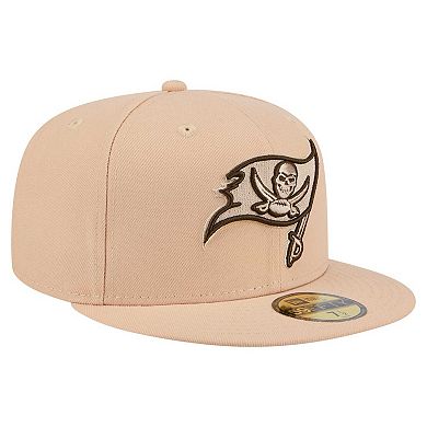 Men's New Era Tan Tampa Bay Buccaneers Candied Pecan 59FIFTY Fitted Hat
