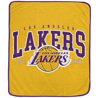 "Pegasus Los Angeles Lakers Vintage Arch Ultra Soft 50"" x 60"" Blanket"