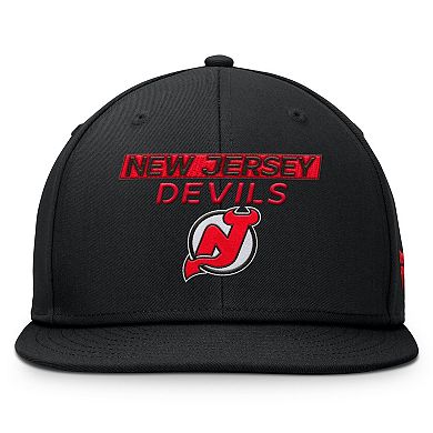 Men's Fanatics Black New Jersey Devils Authentic Pro Prime Snapback Hat