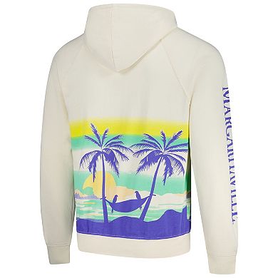 Men's Margaritaville Cream Seattle Kraken Island Dream Peached Pullover Hoodie