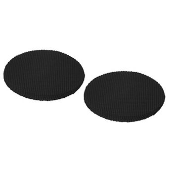 Round Bar Stool Covers 2 Pack, Round Chair Covers with Elastic Bands Dia.11"-16"