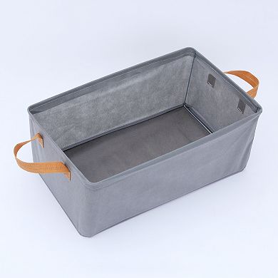 Storage Cube, Storage Bin with Handles for Shelves Closet, 1 Pack Collapsible Storage Basket
