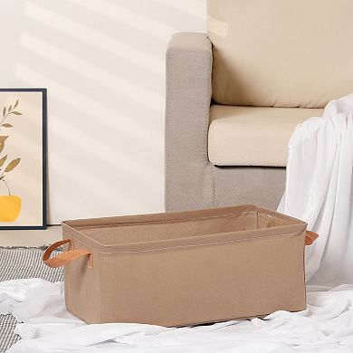Storage Cube, Storage Bin with Handles for Shelves Closet, 1 Pack Collapsible Storage Basket