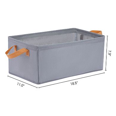 Storage Cube, Storage Bin with Handles for Shelves Closet, 1 Pack Collapsible Storage Basket