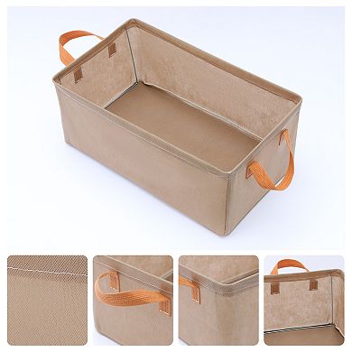 Storage Cube, Storage Bin with Handles for Shelves Closet, 1 Pack Collapsible Storage Basket