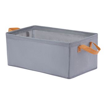Storage Cube, Storage Bin with Handles for Shelves Closet, 1 Pack Collapsible Storage Basket