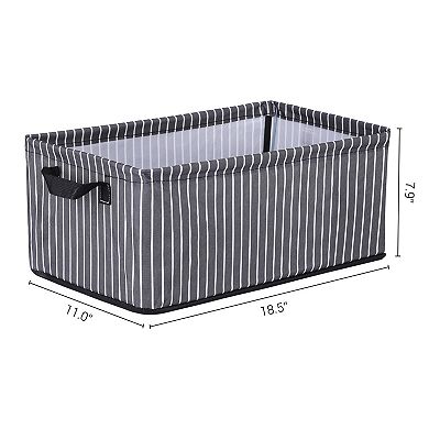 Storage Cube, Storage Bin with Handles for Shelves Closet, 1 Pack Sturdy Foldable Storage Basket