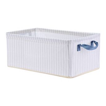 Storage Cube, Storage Bin with Handles for Shelves Closet, 1 Pack Sturdy Foldable Storage Basket