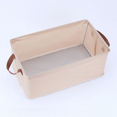 Storage Cube, Fabric Storage Bin with Handles for Shelves Closet, 1 Pack Collapsible Storage Basket