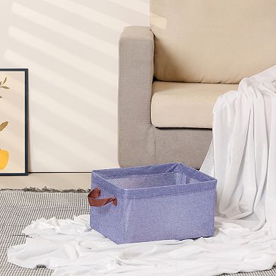 Storage Cube, Fabric Storage Bin with Handles for Shelves Closet, 1 Pack Collapsible Storage Basket