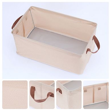Storage Cube, Fabric Storage Bin with Handles for Shelves Closet, 1 Pack Collapsible Storage Basket