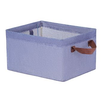 Storage Cube, Fabric Storage Bin with Handles for Shelves Closet, 1 Pack Collapsible Storage Basket