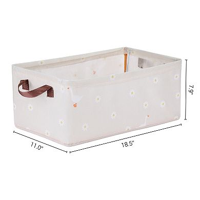 Storage Cube, 1 Pack Fabric Storage Bins with Handles for Shelves Closet, Collapsible Storage Basket