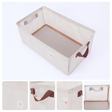 Storage Cube, 1 Pack Fabric Storage Bins with Handles for Shelves Closet, Collapsible Storage Basket