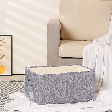Storage Cube, Fabric Storage Bin with Handles for Shelves Closet, 1 Pack Foldable Storage Basket