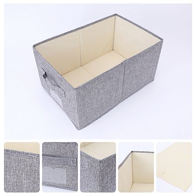 Storage Cube, Fabric Storage Bin with Handles for Shelves Closet, 1 Pack Foldable Storage Basket