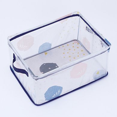 Storage Cube, Fabric Storage Bin with Handles for Shelves Closet, 1 Pack Sturdy Storage Basket