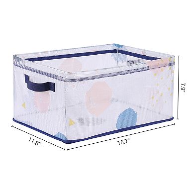 Storage Cube, Fabric Storage Bin with Handles for Shelves Closet, 1 Pack Sturdy Storage Basket