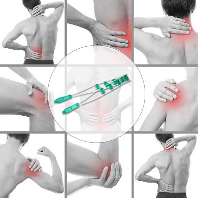 Handheld Back Massager with Multiple Trigger Points, for Neck Shoulder Muscle Pain Ease