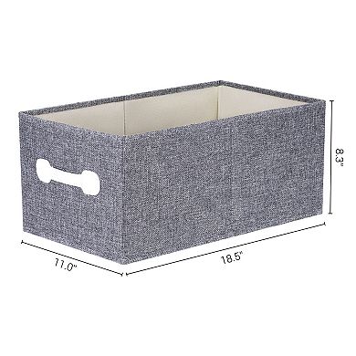 Storage Cube, Fabric Storage Bin with Handles for Shelves, 1 Pack Collapsible Storage Basket