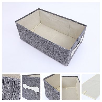Storage Cube, Fabric Storage Bin with Handles for Shelves, 1 Pack Collapsible Storage Basket