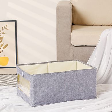Storage Cube Fabric Storage Bin for Shelves Closet, 1 Pack Collapsible Storage Basket for Organizing