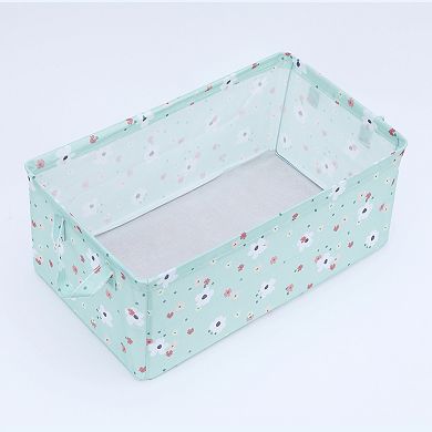 Storage Cube, Storage Bins with Handles for Shelves Closet, 1 Pack Collapsible Storage Basket