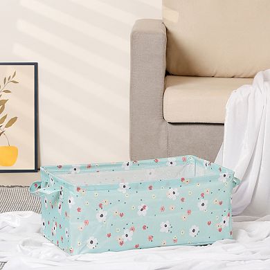 Storage Cube, Storage Bins with Handles for Shelves Closet, 1 Pack Collapsible Storage Basket