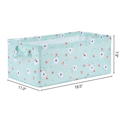 Storage Cube, Storage Bins with Handles for Shelves Closet, 1 Pack Collapsible Storage Basket