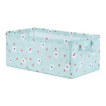 Storage Cube, Storage Bins with Handles for Shelves Closet, 1 Pack Collapsible Storage Basket