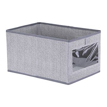 Storage Cube, Storage Bin with Handles for Shelves Closet, 1 Pack Foldable Storage Basket