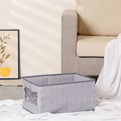 Storage Cube, Storage Bin with Handles for Shelves Closet, 1 Pack Foldable Storage Basket