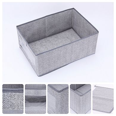 Storage Cube, Storage Bin with Handles for Shelves Closet, 1 Pack Foldable Storage Basket