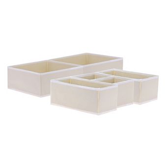 Storage Cube Set of 6, Storage Bin for Shelves Closet, Collapsible Storage Basket