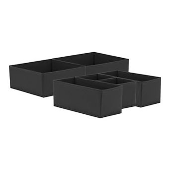 Storage Cube Set of 6, Storage Bin for Shelves Closet, Collapsible Storage Basket