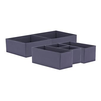 Storage Cube Set of 6, Storage Bin for Shelves Closet, Collapsible Storage Basket